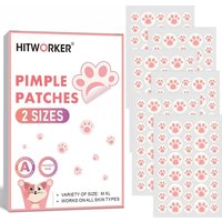 216 pieces of cat scratch cute design water-based gel acne patch - alcohol free, odorless, non irritating, cute acne patch