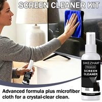 High Performance Screen Cleaning Kit for Computer Monitor and TV Display Dust Removal and Non-Streaking Spray 50ml SIKEZHAN