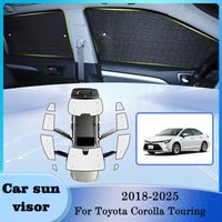 Car Sun Visor For Toyota Corolla Touring Sports E210 2018-2025 Sunscreen Windshield Sunshade Anti-UV Insulation Auto Accessories