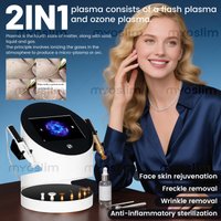 RF 2 in 1 Ozone Gold Plasma Lift Therapy Facial Best Beauty Salon Use Plasma R-F Freckles Skin Rejuvenation Plasma Pen Needle