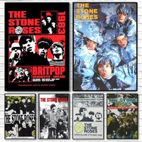 The S-Stone Roses Poster Classic poster and wall art prints are suitable for living rooms, bedrooms,and home