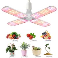24W 36W 48W LED Grow Light E27 Foldable Phyto Lamp Full Spectrum SMD2835 Bulb for Indoor Plants Bloom Flowering Grow Lamp Garden