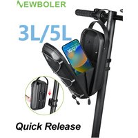 AliExpress NONE NEWBOLER 3L/5L Quick Release Electric Scooter Bag Accessories EVA Hard Shell Large Capacity Scooter Front Bag Bicycle Bag