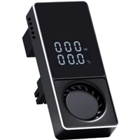 180Degree 12vhpwr RTX4090/4080/4070 Grahpic Card Adapter With Turbine Cooling 16Pin Terminal/GPU Termperature Monitor Turning
