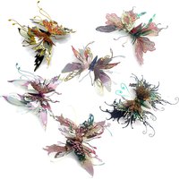 3D Metal Puzzle Beautiful Colorful Butterfly DIY Handmade Animal Exquisite Butterfly Insect Assembly Model Jigsaw Puzzle Toys