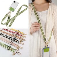 Mobile Phone Strap Lanyard Long Cross-body Shoulder Hanging Chain Pearl Pendant Pendant Adjustable Phone Chain