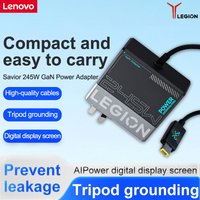 Lenovo Legion 245W Gan Power Adapter Universal Computer Charger Type-C to Type-C Cable Suitable for Legion Phones, Tablets, and Laptops Portable Laptop Adapter