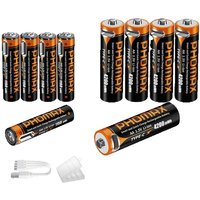 PHOMAX Li-ion AA/AAA Rechargeable Batteries USB Lithium-ion 1.5V AA/AAA 4200mAh 1150mWh Battery With Type-C Cable For Remote Toy