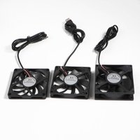 DC 5V USB Connector PC Fan Cooler Heatsink Exhaust CPU Cooling Fan Replacement 80x80mm 8010 8015 8025