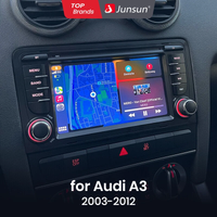 Junsun 7-calowe radio samochodowe z Androidem do Audi A3 8P S3 2003-2012 CarPlay Auto Multimedia Stereo Inteligentne Systemy 4G GPS RDS DSP DAB+ 8-rdzeniowy odtwarzacz