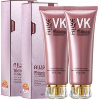 AILKE Rose Women Facial Cleanser, Lightening, Moisturizing, Anti-Wrinkles, Exfoliate, Oil Control, Gentle Clean Skin, 120ml