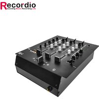 GAX-DM4 Professional 4-channel Audio Stereo Mixer with Sound Card Home KTV Stage DJ Mixing Console