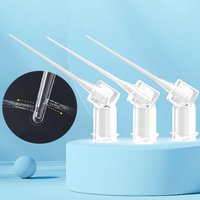 30PCS Dental Bilateral Flexible Irrigation Needles Tips 30G 0.3mm Dental Root Canal Lateral Irrigation Needle for Root Canals