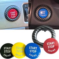ABS Car Start Stop Engine Push Button Replacement Cover Ring Fit for BMW 1 3 5 Series X1 E87 E90 E91 E92 E93 E60 E84