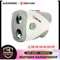REDTIGER Golf Rangefinder with Slope 1200 Yards Laser Range Finder Golfing 7X Magnification Rechargeable Range Finders