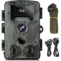 PR1000 Hunting Trail Camera 36MP Night Vision Wildlife Camera With Motion Activated Outdoor Trail Cam Trigger Wildlife Scouting