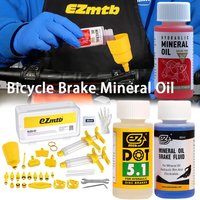 Bicycle Brake Mineral Oil Bicycle Hydraulic Disc Brake Oil Bleed Kit Mineral Oil MTB Road Bike Brake Repair Tool Oil Injector