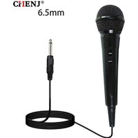 Portable 6.5mm Stereo Studio Mic KTV Karaoke Mini Microphone For Cell Phone Laptop PC Desktop Wired Uni-directional Handheld Mic