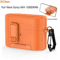 New For 2026 Sony WF-1000XM6 Bluetooth Headset Cover Phone Holder Cortex Case For Men New WF-1000XM6 Case With Hook Anti-Los