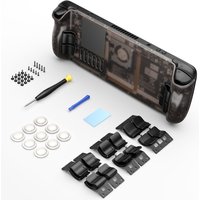 Transparent Back Plate for Steam Deck, DIY Clear Edition Replacement Shell Case Set for Steam Deck, Accessories For Steam Deck