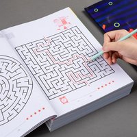 32-stronicowa książka z labiryntami dla dzieci do treningu koncentracji, rozwoju inteligencji, zabawki do wczesnej edukacji i dla dzieci.