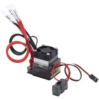 RC 320A 2-Way High Voltage Brushed ESC 6V-12V 5.6V/3A BEC Output Speed Controller with Cooling Fan for RC Car Truck Buggy Boat