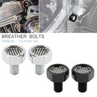 Aluminum Motorcycle Air Filter Cleaner Breather Bolts Kit For Harley Sportster XL883 XL1200 Dyna Softail Touring Road King CVO