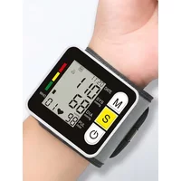 Sphygmomanometer PR LCD Screen Portable Health Care Medical Digital Wrist Blood Pressure Monitor Heart Rate Pulse Meter Measure