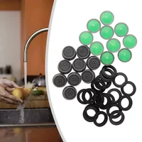20 PCS Faucet Aerator Flow Restrictor Replacement Parts Insert Sink Aerator Basin Tap Filter Faucet Accessories