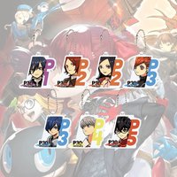 Persona 30th Makoto Yuki 6cm Acrylic Stand Keychain Portrait Anime Figure Desk Decor Kawaii Itabag Accessories P30th Fans Gift
