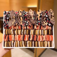260Pcs Women's Hair Ties Set Multicolor High Elasticity Durable Hair Bands Simple Fashion Hair Accessories for Daily Use Ideal G