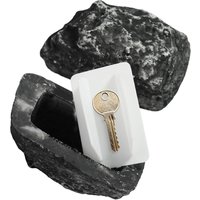Spare Key Hider Outdoor Rock Shape Hide a Key Outside Garden Decoration Key Hider Holder for House Outdoor Yard Patio