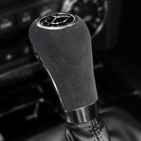 Alcantara Car Gear Stick Shift Knob Cover For Mercedes Benz W204 W211 W212 W169 CLS GLK A C E G Class Interior Accessories