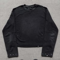 Trendy Gothic Dark Style round Neck Long Sleeve T-shirt American Spring New Men's and Women's Same Fashion Pullover Top Y2K styl