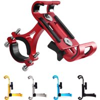 Anti-slip GPS Clip Bracket Aluminum Alloy Motorcycle Bicycle Phone Holder 360 Rotate Support Bike Phone Stand for iPhone Xiaomi