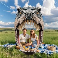 Dinosaur Decor High Quality Decor Adventure Banner Artistic Party Backdrop for Adventure Party Themed Event Indoor