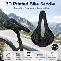 3D Printed Bike Saddle Lightweight Honeycomb Breathable Bicycle Seat Pressure Relief Cycling Saddle for Road Mountain Bike