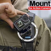 360 Rotation Bag Backpack Shoulder Strap Mount Holder for GoPro Hero 13 12 11 10 DJI Action 5 Pro 4 Insta360 X4 X3 Holders Stand
