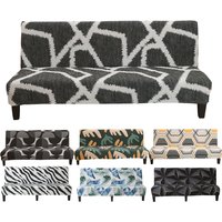 new futon sofa protector folding sofa bed cover for living room armless sofa covers elastic spandex material soft slipcovers