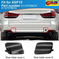 Rear Bumper Trailer Tow Eye Hook Cap Cover for BMW X5 F15 51127378573 51127378574 51118060131 51118066726 51117378591