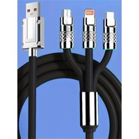 3 in 1 Fast Charging Type C Cable Cord for iPhone Charging Cable For Samsung Huawei Xiaomi Phone