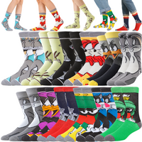 Warner Bros Funny Cartoon Crew Socks Men Women Anime Hip Hop Street Fashion Novelty Casual Socks