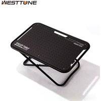 WESTTUNE Outdoor Camping Folding Table Portable Tactical Aluminum Alloy Desk Multifunctional Outdoor Dining Picnic BBQ Table