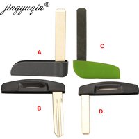 jingyuqin for Renault Uncut Blank Smart Card Insert Remote Emergency Small Key Blade for Megane Laguna Koleos Scenic Replacement