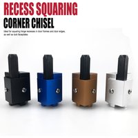 Wood Carving Corner Chisel Square Hinge Recesses Mortising Right Angle Carving Chisel for Woodworking Tool Carving Chisel Tools