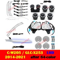 For Benz C/GLC Coupe For AMG W205 X253 C43 C63 C200 C180 Ambient Light LED Decorative Lamp MB Nozzle Air Vent 3D Tweeter Speaker