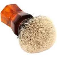 Wet Shaving Brush Moka Express Two Band Badger Hair Men's Beard Shaving Brush Yaqi 26mm