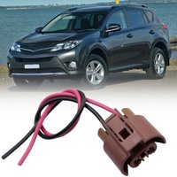 2PCS 90980-11659 For Lexus Toyota Auris Headlight Bulb Socket HIR2 Wiring Connector Plug Adapter HB4 9005 9012 Cars Accessories