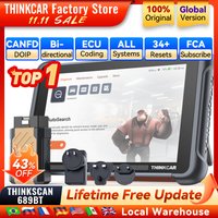 THINKCAR THINKSCAN 689BT CANFD DOIP Bi-directional ECU Coding Professional Car Diagnostic Tool 34 Reset Full System Obd2 Scanner