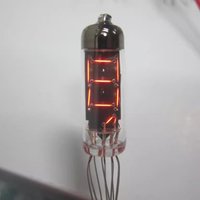 IV-9 Filament Tube Minimalist Numitron Filament Clock Parts Retro Design Digital Display Clocks Parts Home Clocks Accessories